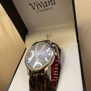 Women's Brown Patterned Fashion Watch
